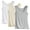 Grey, variant on Women's 3-Pack Tank Top Set, Sleeveless Seamless Icy Silk Base Layer Camisoles, Value Pack of Lightweight Undershirts for Summer Comfort White XXL