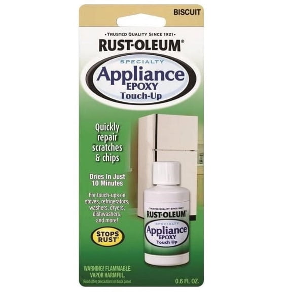 Rust-Oleum 203002 Biscuit Appliance Touch Up Bottle Paint, 0.6 oz