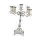 thumbnail image 2 of Candelabro de 5 brazos para centro de mesa de club, candelabro para fiesta Plata, 2 of 9
