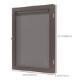 thumbnail image 3 of HOMCOM Jersey Display Frame Case, Acrylic Sports Shirt Shadow Box, 3 of 10