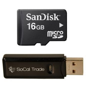 sandisk 16gb micro sdhc class 4 tf memory card for lg spectrum samsung galaxy s blaze 4g ht