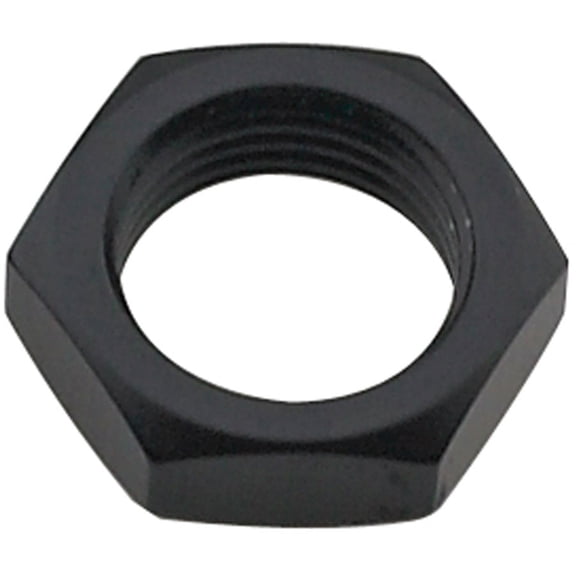 FRAGOLA 492410-BL -10 AN Bulkhead Nut Adapter Thread Size: 7/8-14 Black Aluminum