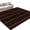 Brown, variant on Black Coffee Stripes Hallway Runner Rug 2x6 Washable Non Slip Kitchen Runner Rug for Bedside Bathroom Low Pile Farmhouse Modern Striped Indoor Floor Carpet Area Rugs for Living Room Bedroom Office