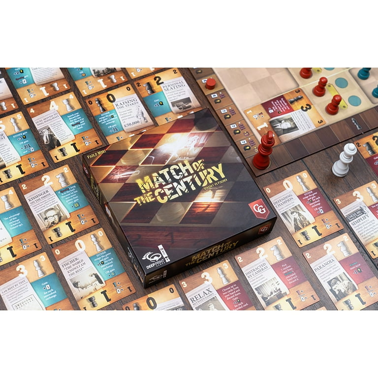 Capstone Games: Match of The Century - Strategy Board Game, Based On The 1972 World Chess Championship, Spassky Vs Fischer, 2 Players Capstone Games: Match of The Century - Strategy Board Game, Based On The 1972 World Chess Championship, Spassky Vs Fischer, 2 Players