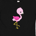 thumbnail image 4 of Inktastic Cute Flamingo, Baby Flamingo, Pink Flamingo Girls Baby T-Shirt, 4 of 5