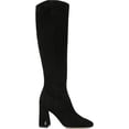 thumbnail image 2 of Sam Edelman Women's Clarem Knee High Boots Black Suede 6M, 2 of 3