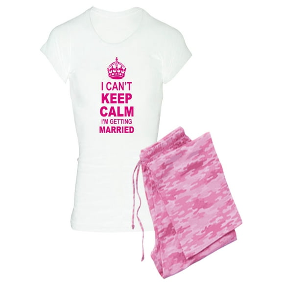 CafePress - I Cant Keep Calm I Am Getting Married Pajamas - Women's Light Pajamas