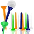 thumbnail image 1 of czcpp-Golf Tees 2 3/4 3 1/4 Pouces Plastique Incassable Grand Tee en Vrac, Réutilisable Long Réduit Frottement Côté Spin Grandes Tasses Compensées Durable pour Hommes Femmes, 1 of 4