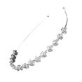 thumbnail image 1 of OULII French Hair Barrettes Hair Band Alloy Silver 1Pcs, 1 of 8