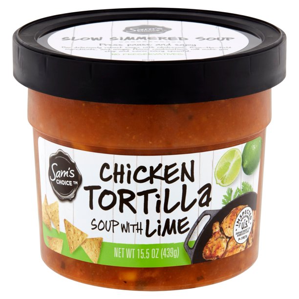 Sam's Choice Chicken Tortilla Soup with Lime, 15.5oz