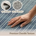 thumbnail image 6 of ODIKA Herringbone Boho Interlocking Zigzag Stripes Bordered Diagonal Non-Slip Flatwoven for Living Room, Under Sectional, Family, 6 of 7