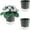 2Pcs 6.7inch, variant on NOGIS 4 Pack Self Watering Plant Pots 5" Self Watering Planters for Indoor and Outdoor Plants African Violet Self Watering Pots Clear Pots for Houseplant Pots, Dark Grey (4Pcs 5Inch)