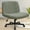 Teddy Fabric-Green, variant on Celtoss Criss Cross Home Office Chair, Fabric Armless Swivel Task Computer Chair with Wheels, Beige