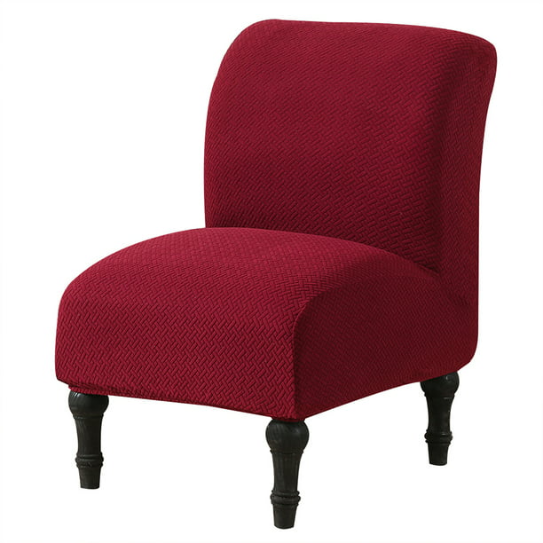 Ylhhome Slipper Chair Slipcover Stretch, Armless Chair Slipcover
