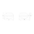 thumbnail image 7 of Sonneman 3610.14 Pillows 2 Light 6" Tall Led Wall Sconce - Brass, 7 of 7