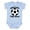 AE-Light Blue, variant on Apparently I Like Soccer Boys or Girls Baby Bodysuit