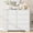 White, variant on Huisuilinss 8 Drawer Dresser,Modern Chest Of Drawers With Deep Storage,Wide Top,Tall Wooden Dresser TV Stand,Long Storage Organizer For Bedroom Living Hallway Entryway Office