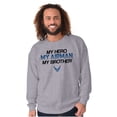 thumbnail image 5 of US Air Force Hero Airman Brother Sweatshirt for Men or Women Brisco Brands L, 5 of 6