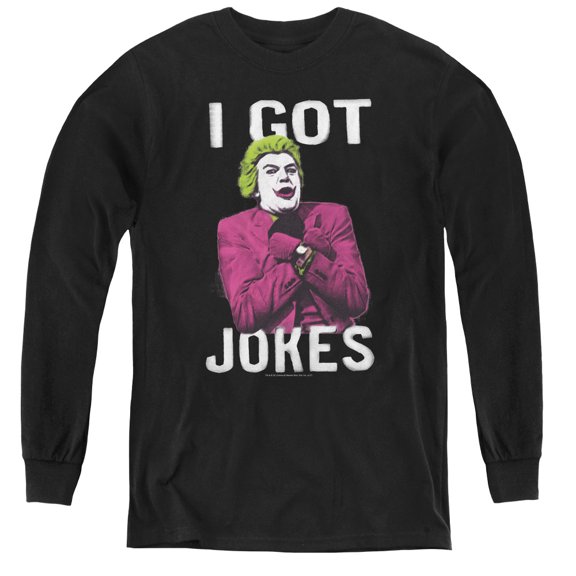 Batman Classic Tv - Got Jokes - Youth Long Sleeve Shirt - Small