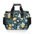 thumbnail image 7 of FORMRS Insulated Cooler Bag 24 Cans Capacity Soft Leakproof Lunch Box with Side Pockets, Floral Lemon, 7 of 7
