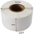 thumbnail image 2 of 2000 etiquetas autoadhesivas blancas para el hogar en rollo de 50x25 mm, resistentes al agua., 2 of 5