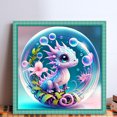 thumbnail image 2 of (11CTACC-3519__C__ 40X40) Hilo algodón ecológico bordado 11CT 3 hebras impresión 40*40cm cristal signo del zodiaco-Kit serie punto cruz dragón, 2 of 9