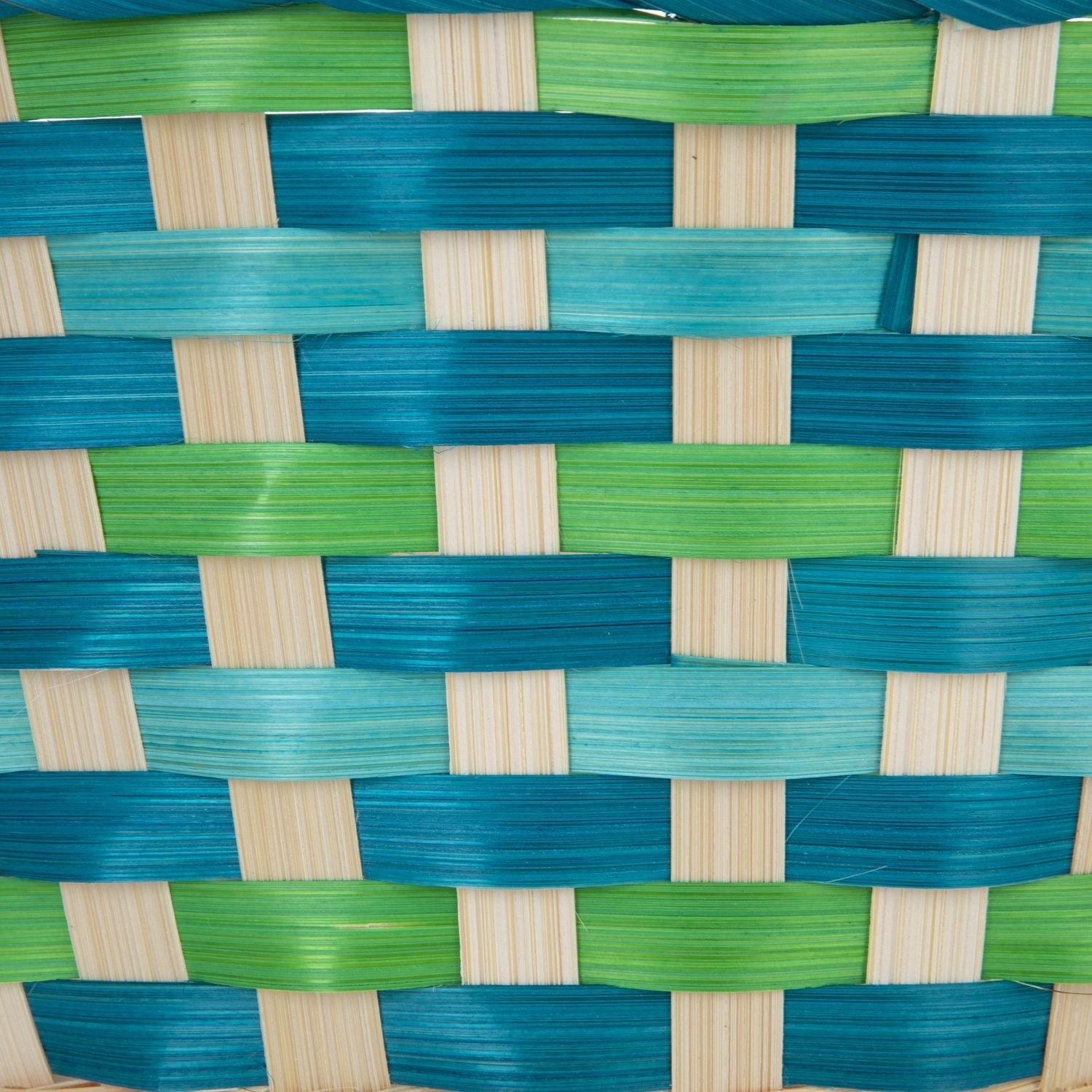 Way To Celebrate Bamboo Basket Blue