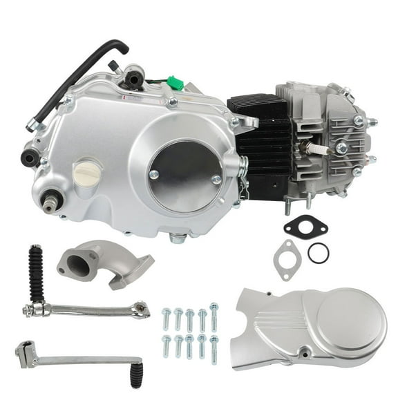 Waltyotur For Honda XR50R 4 Stroke 125cc Motorcycle Engine Single Cylinder Silver