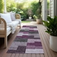 thumbnail image 6 of Addison Rugs Chantille Indoor/Outdoor Transitional Geometric Merlot Washable Runner Rug, 2'3" x 7'6", 6 of 6