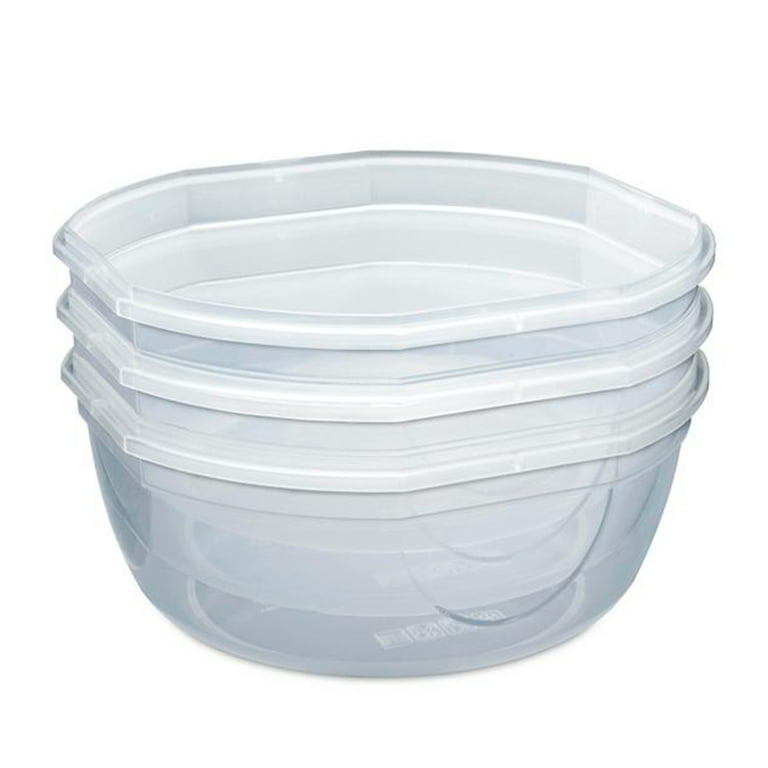 Clear Plastic Serving Bowl 10qt