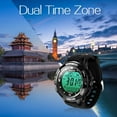 thumbnail image 4 of 10 ATM Waterproof Watch for Diving Swimming with Stopwatch, Chronograph, Alarm, Dual Time Zone, 12/24 Hour Format Selectable, 4 of 10