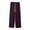 Dark Purple, variant on Women's High Waist Straight Loose Slim Scimitar Sports Sweatpants Casual Trousers, Beige, Size L