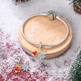 thumbnail image 3 of Jeffery Charms for Women Bracelet 925 Silver Christmas bell Pendants with Colorful zircon,Bell Snowflake,Christmas, 3 of 7