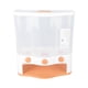 thumbnail image 2 of Caja dispensadora de granos, dispensador de granos de 3 rejillas Contenedor de almacenamiento de arroz y granos Dispensador de granos Diseño de última generación, 2 of 8