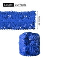 thumbnail image 2 of Tira de Lentejuelas Planas Elásticas Unique Bargains 2,2 Yardas 3 Pulgadas Azul Oscuro, 2 of 5