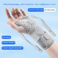 thumbnail image 5 of Carpal Tunnel Wrist Brace Night Support with Splints, Hand Brace for Arthritis, Tendonitis, Sprain, Injuries, Wrist Pain Relief, Wrist Immobilizer Adjustable Straps and Breathable for Women and Men, 5 of 8