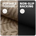 thumbnail image 5 of OEAKAY Outdoor Doormat 17"x 29", Non Slip Welcome Mat, Low Pile Dirt Trapper Front Door Mat Outside, Heavy Duty Outdoor Mat for Front Doors, Khaki, 5 of 6