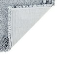 thumbnail image 4 of Better Trends 30'' x 30'' Heart Shape Bathroom Rug with Non Slip Backing 100% Cotton Water Absorbent, Machine Washable, (Silver) Shaggy Border Collection, 4 of 5