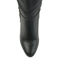 thumbnail image 4 of Journee Womens Spritz-p Stacked Heel Over The Knee Boots, 4 of 9