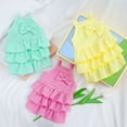 thumbnail image 5 of Adorable Dog Dress - Soft Breathable Layered Hem Bowknot Dress - Daily Wear - Pet Accessories, 5 of 8