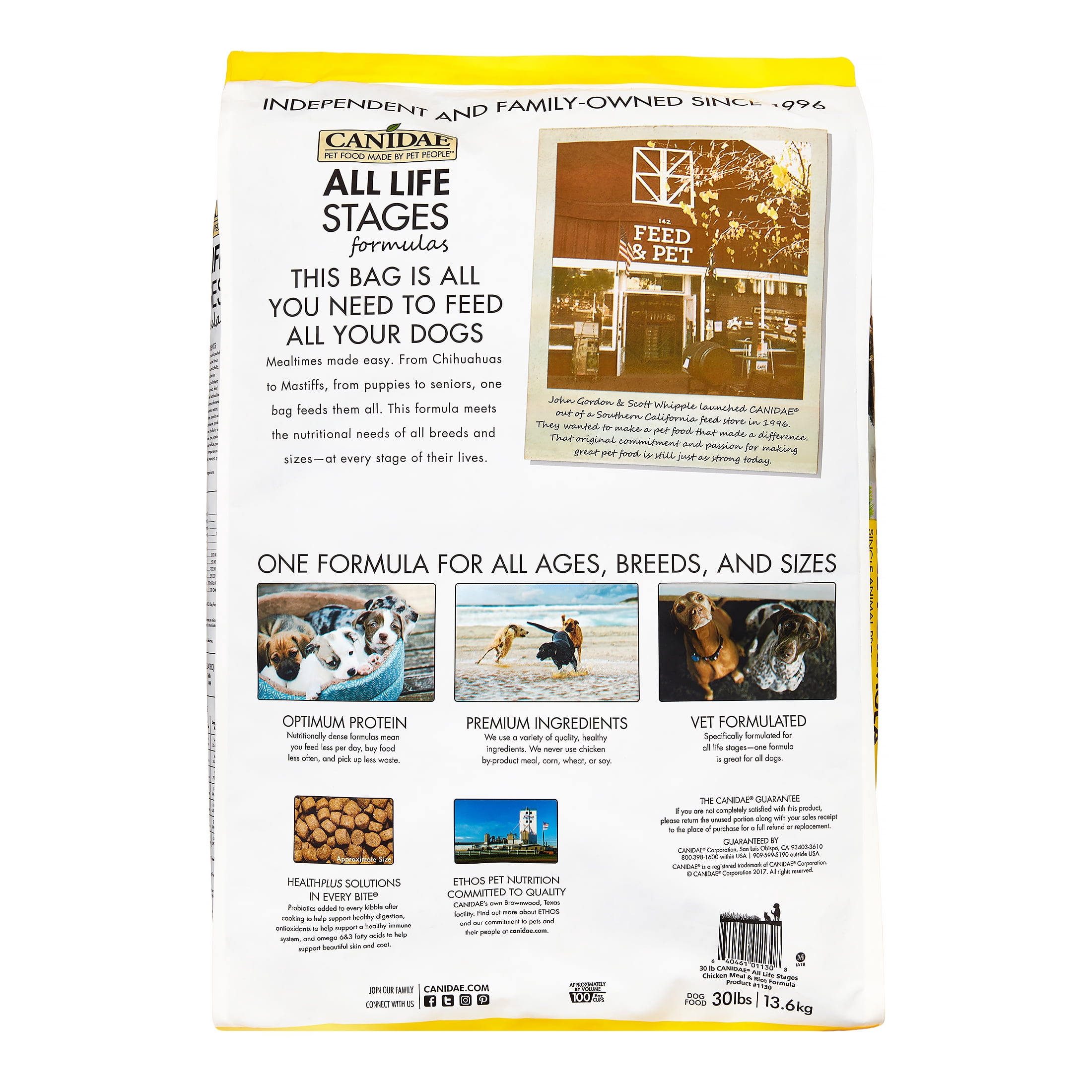 Canidae All Life Stages Chicken & Rice Dry Dog Food, 30 lb