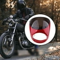 thumbnail image 5 of 175mm/7'' Headlight Fairing Windscreen with Mounting Parts - Red, 5 of 8