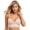 Evening Blush, variant on Maidenform Womens M Lace Trim Triangle Rib Bralette