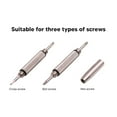 thumbnail image 3 of Mini Tournevis, Tournevis Multifonction Portable Tête Rotative 3 en 1 Acier pour Montre, 3 of 7
