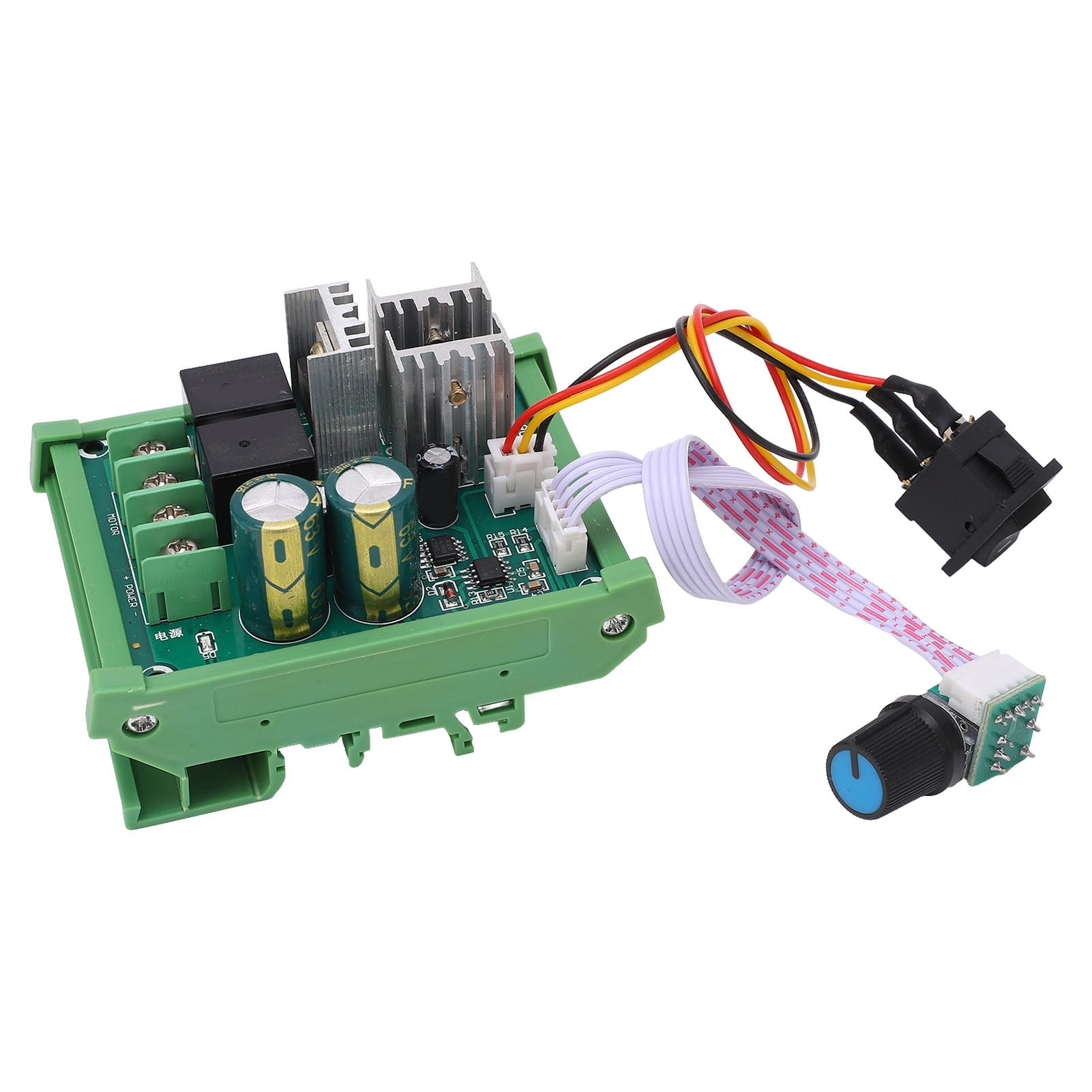 DC Motor Governor Board: Precise Speed Control, Low Heat, Compact DIN Rail Design, 12,55V