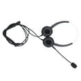 Call Center Headset Adjustable Wired Noise Cancelling Customer Service Headset for RJ9 Headset