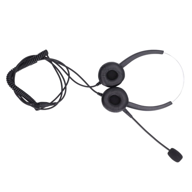 On Ear Headphones,Call Center Headset Adjustable Call Center Headset Customer Service Headset Precision Engineered