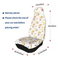 thumbnail image 6 of Haiem Cute Gnome Summer Printed Car Seat Covers Set of 2, Universal Fit Car Seat Covers,Protective Seat Covers,Comfortable Car Seat Covers, Easy Installation Seat Covers, 6 of 9