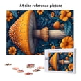 thumbnail image 6 of Naloa Vintage Blue Leaf Mushroom Custom Puzzles Personalized Puzzle 1000 Pieces from Photo Custom Jigsaw Puzzle for Wedding, Graduation, (29.5×19.7in, Vertical), 6 of 9