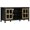 Black, variant on HOMCOM TV Stand for TVs up to 55 Inches, TV Cabinet with Adjustable Shelves